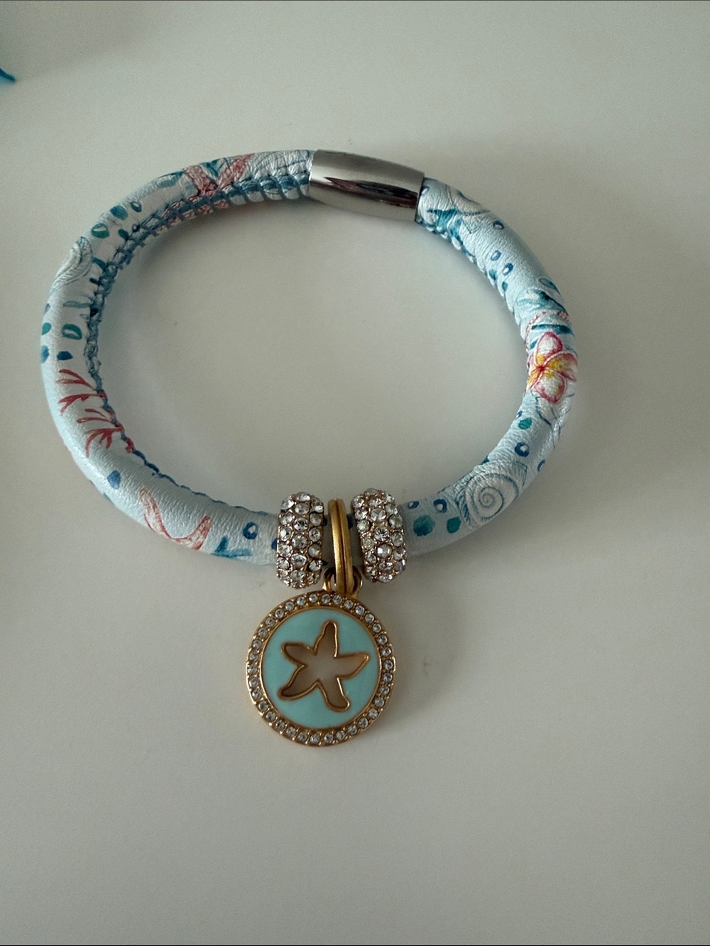 Brighton Blue and light blue gold Charm Bracelet Set - Picture 2 of 5